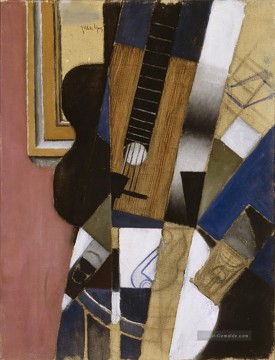 Gitarre und Rohr 1913 Juan Gris Ölgemälde